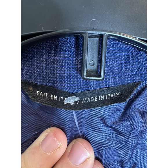 Ted Baker Blazer‎ Mens 40R Blue Ralph CT Wool Made in Italy Suit Jacket Formal - Picture 9 of 10